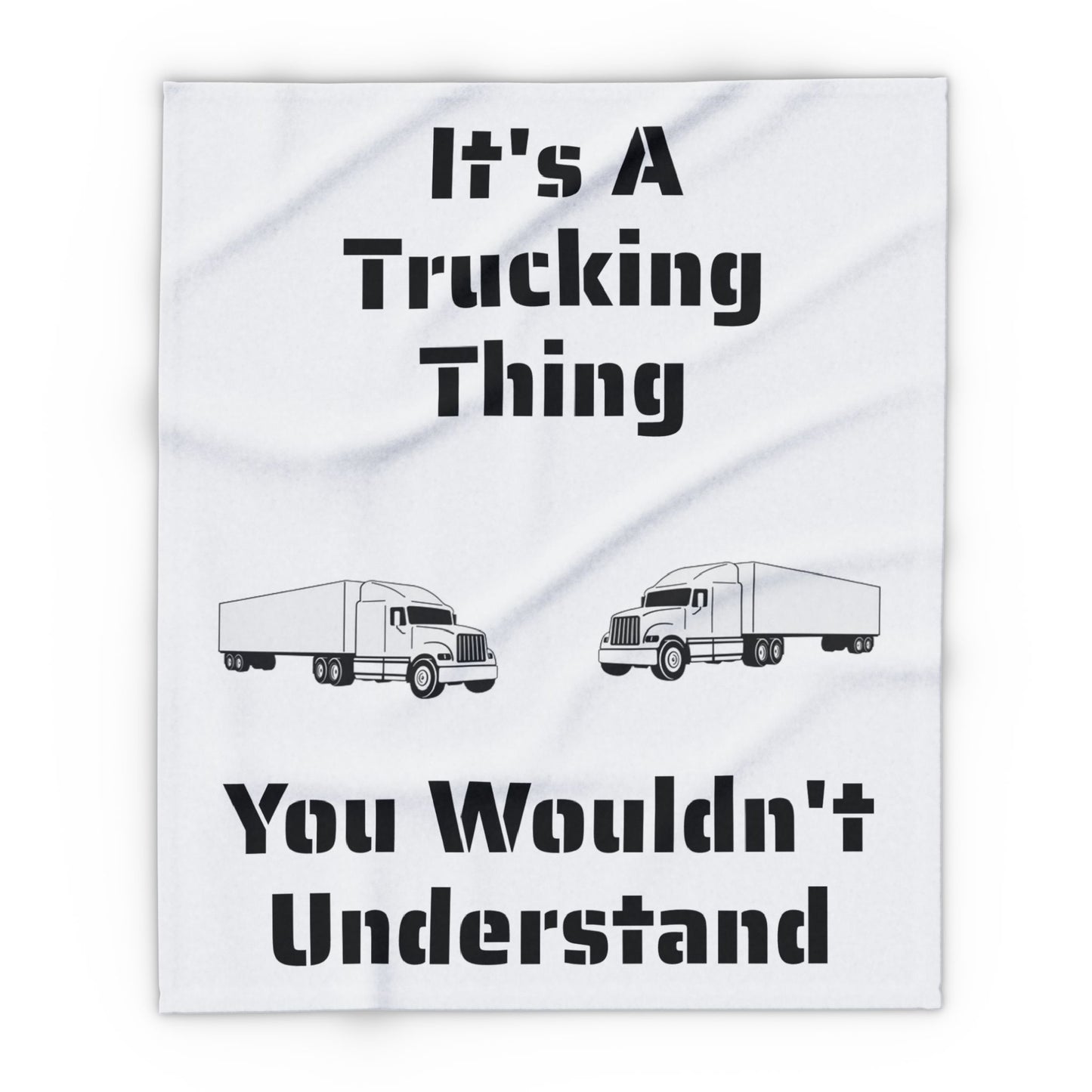 Trucking Thing Arctic Fleece Blanket