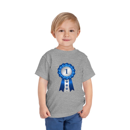 Show Ribbon Toddler Unisex Short Sleeve Crewneck Tee