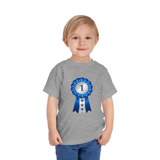Show Ribbon Toddler Unisex Short Sleeve Crewneck Tee