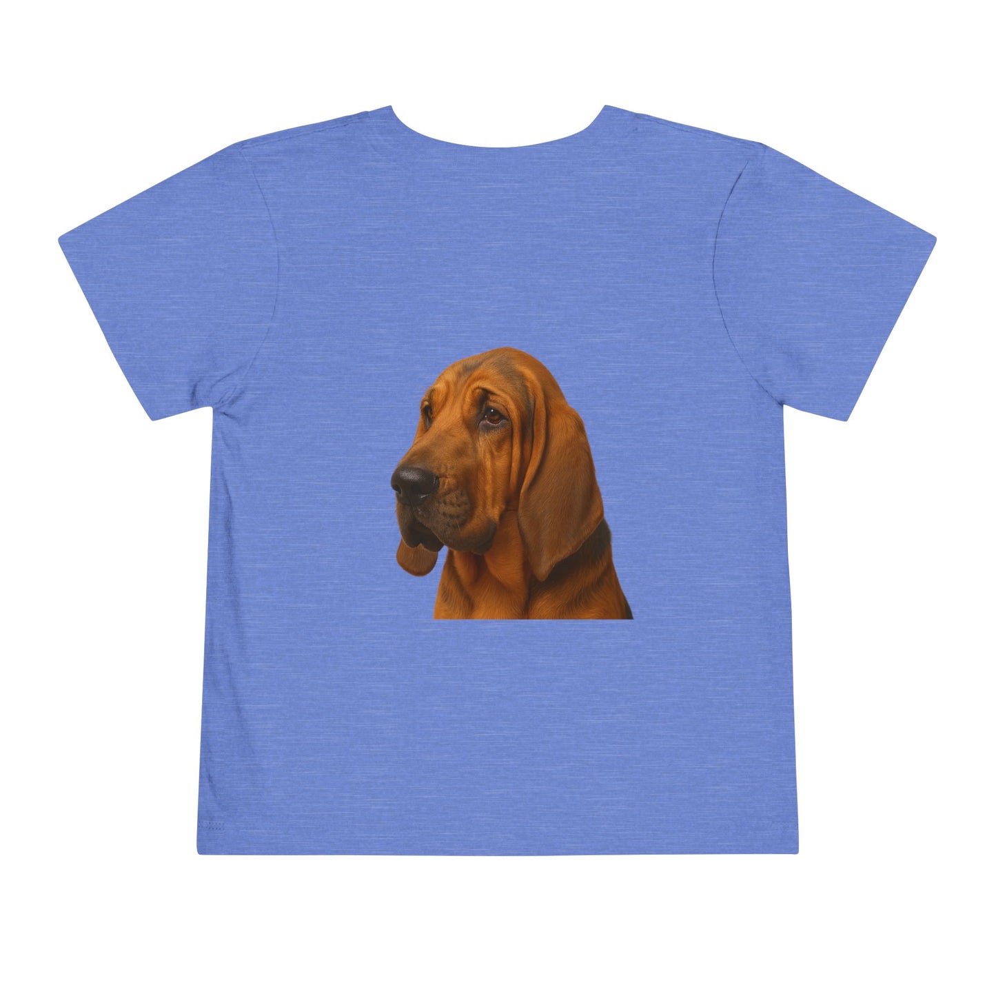 Bloodhound Head Toddler Unisex Short Sleeve Crewneck Tee