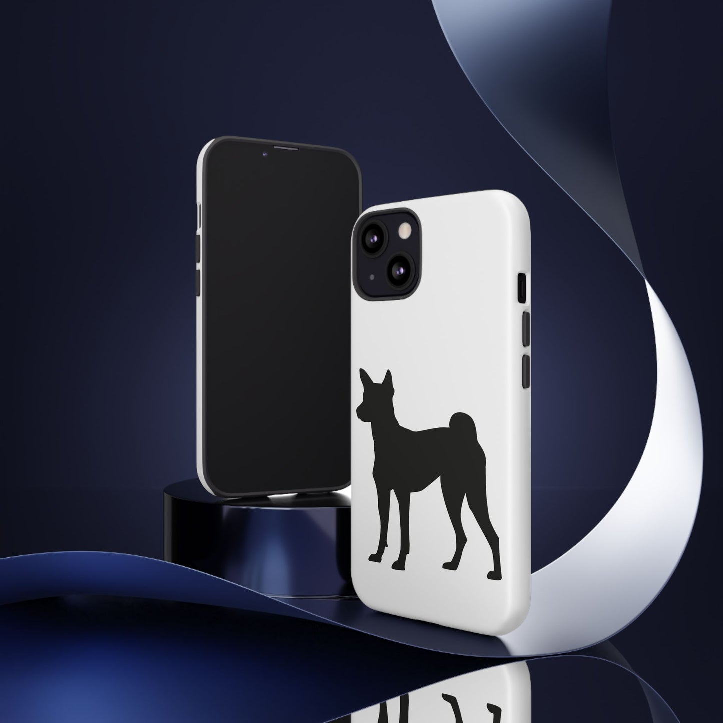 Basenji Silhouette iPhone Case