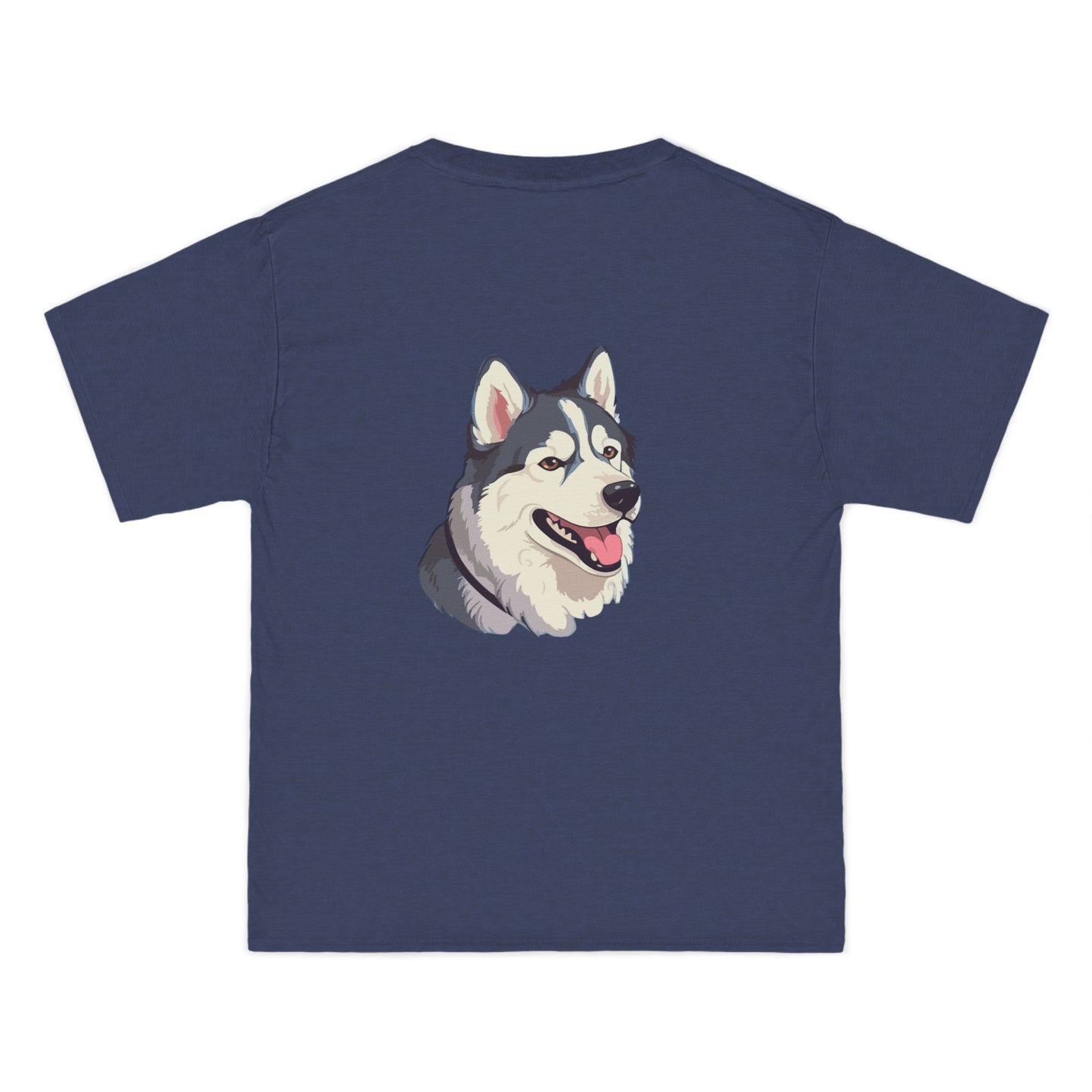 Malamute Head Men's Short-Sleeve Crewneck Tee