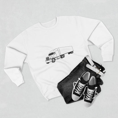 Semi Truck Unisex Crewneck Sweatshirt