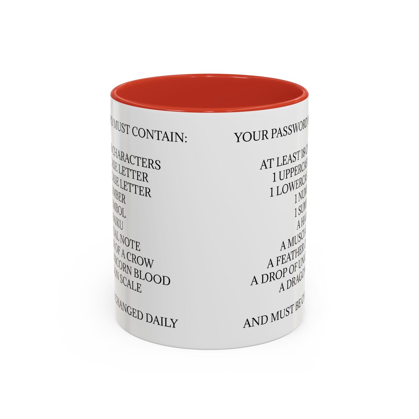 Password 2-Tone Coffee Mug