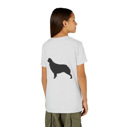Aussie Silhouette Youth Unisex Short Sleeve Crewneck Tee