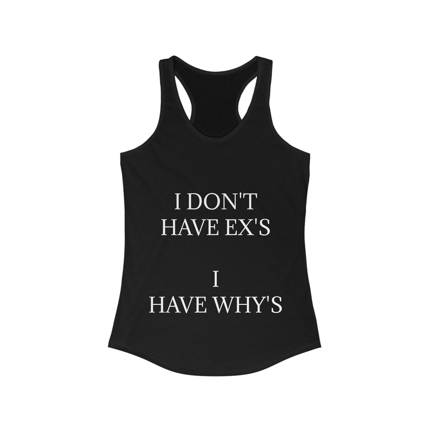 X's And Y's Women's Racerback Tank