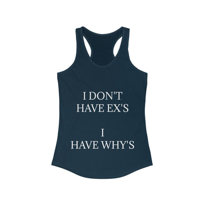 X's And Y's Women's Racerback Tank