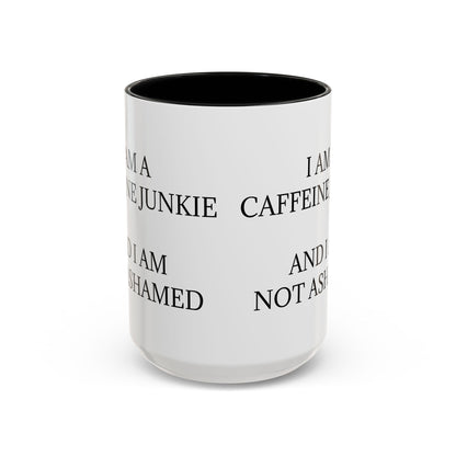 Caffeine Junkie 2-Tone Coffee Mug