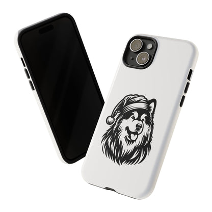 Santa Paws Malamute iPhone Case