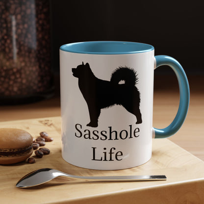 Sasshole Life 2-Tone Coffee Mug