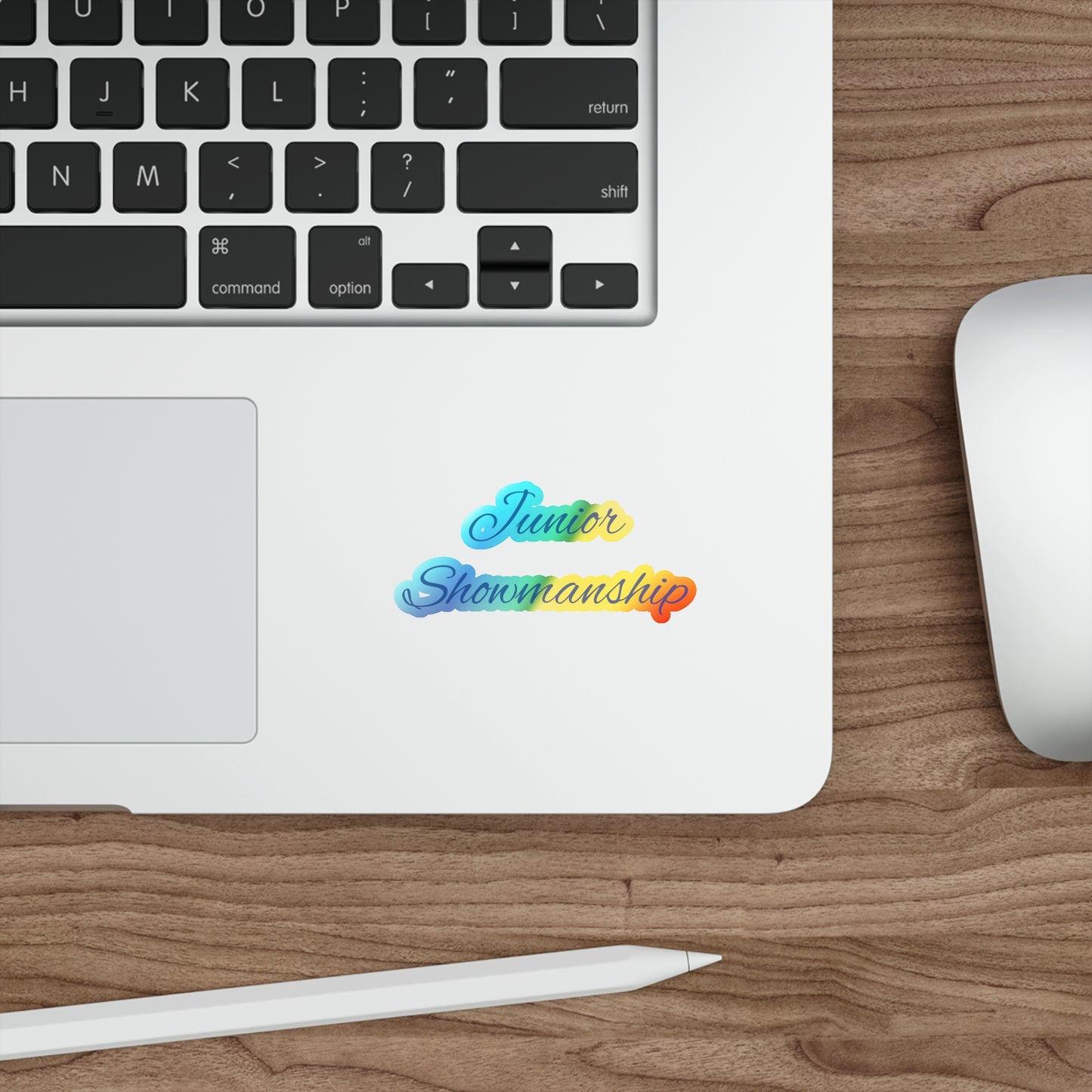 Junior Showmanship Holographic Sticker