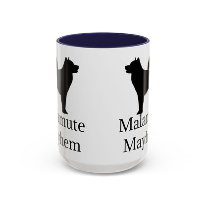 Malamute Mayhem 2-Tone Coffee Mug
