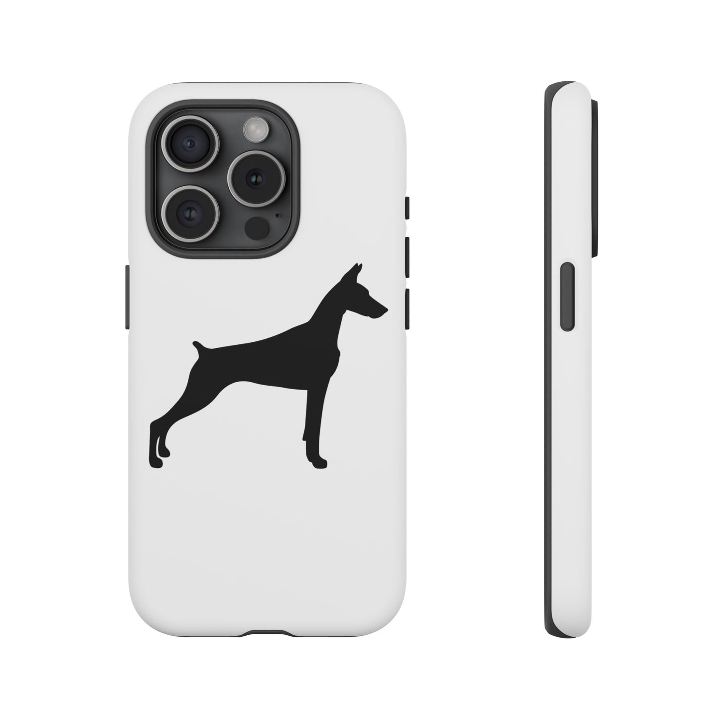 Doberman Silhouette iPhone Case