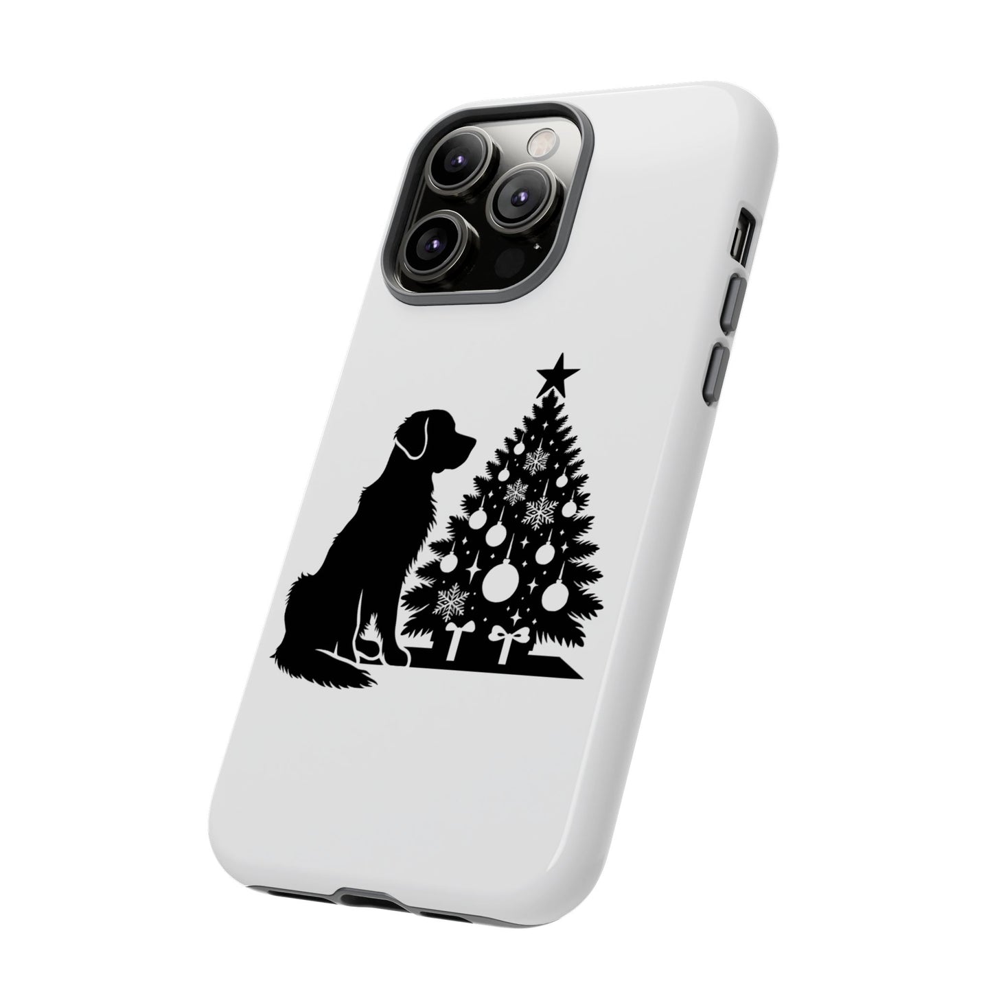 Golden Christmas Tree iPhone Case
