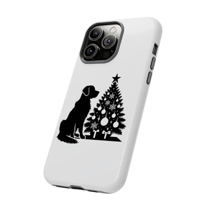 Golden Christmas Tree iPhone Case