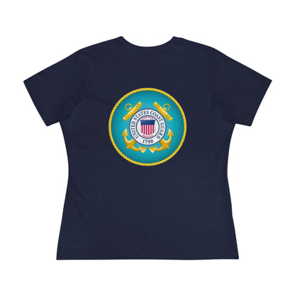 US Coast Guard Women's Short Sleeve Crewneck Tee