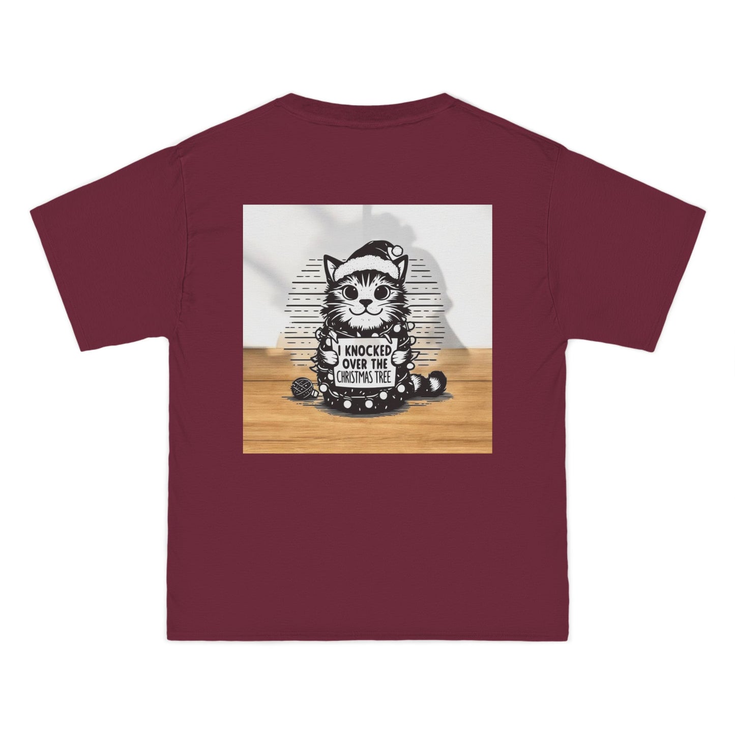Naughty Cat Men's Short-Sleeve Crewneck Tee