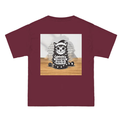 Naughty Cat Men's Short-Sleeve Crewneck Tee