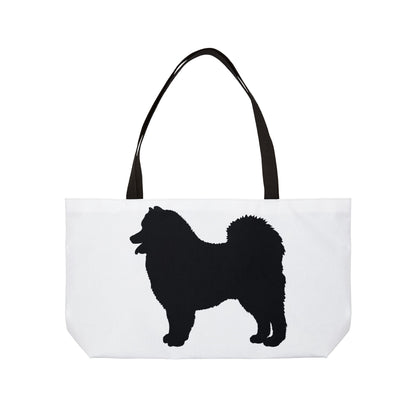 Samoyed Silhouette Weekender Tote Bag