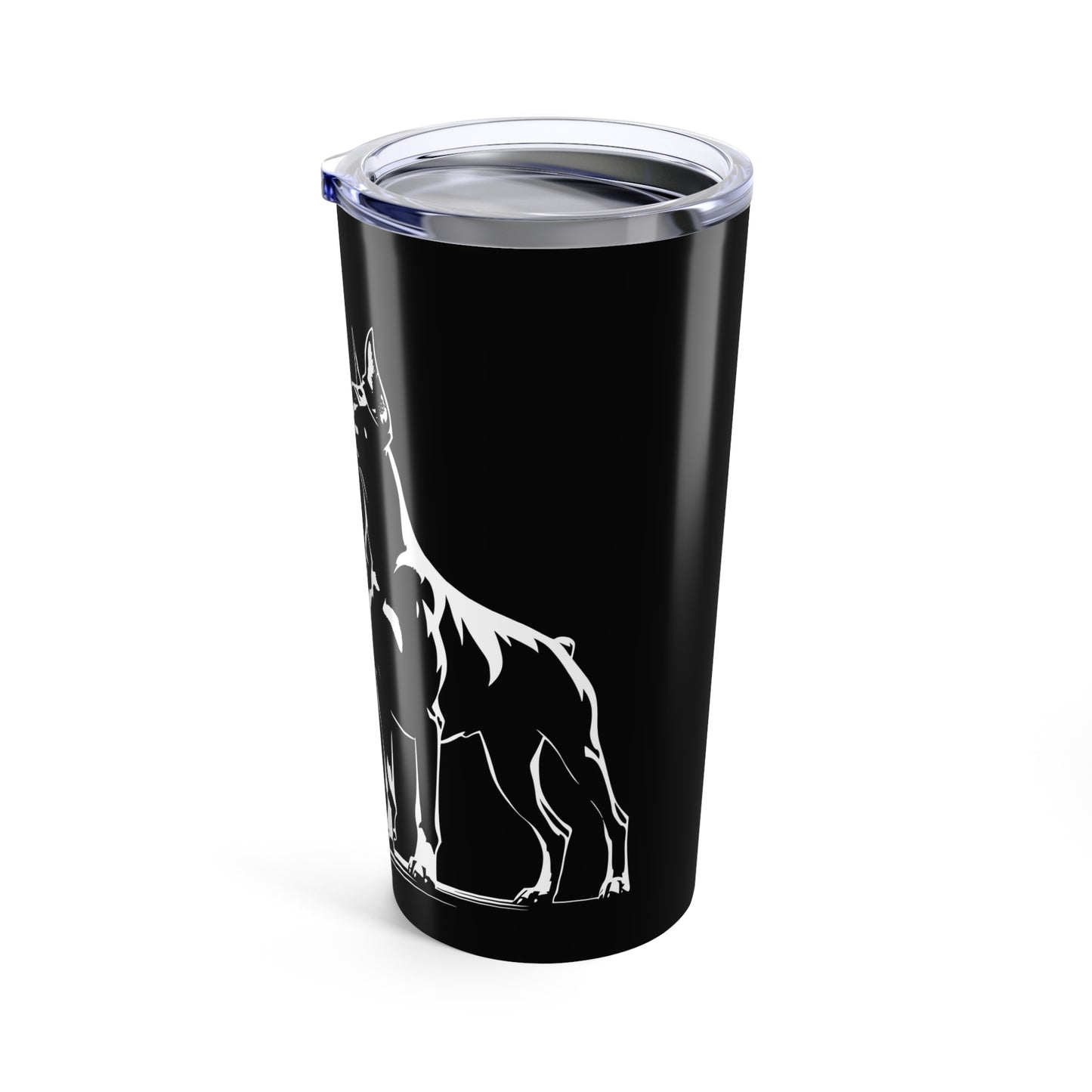 Doberman Christmas Tree Tumbler