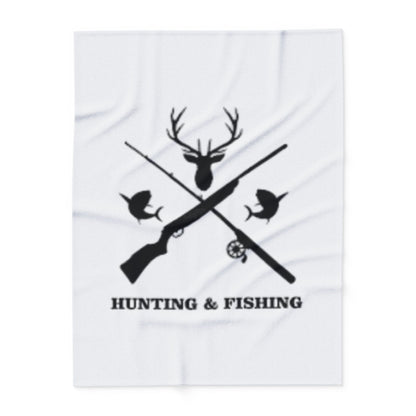 Hunting/Fishing Arctic Fleece Blanket