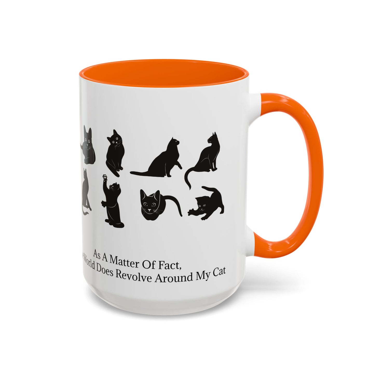 Matter Of Fact Cat 2-Tone Coffee Mug