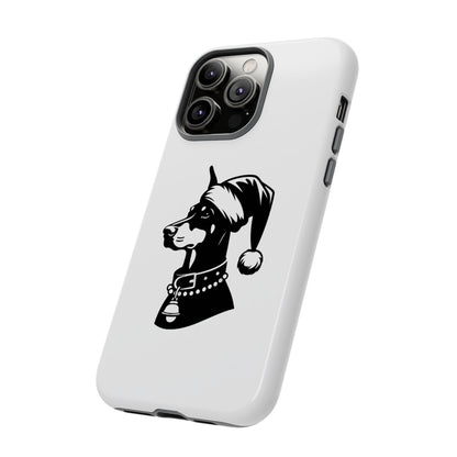 Santa Paws Doberman iPhone Case