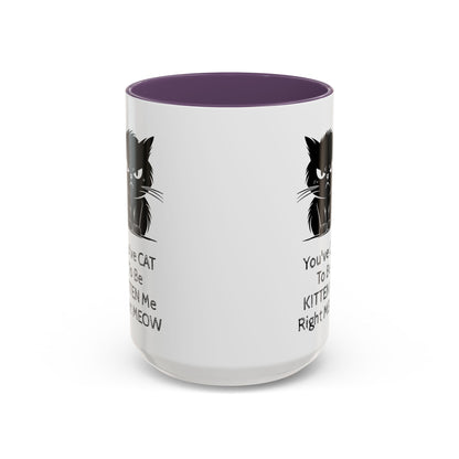 Kitten Me 2-Tone Coffee Mug