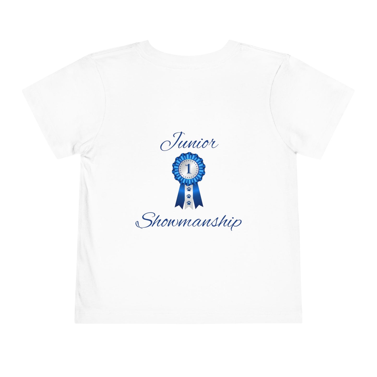 Junior Showmanship Toddler Unisex Short Sleeve Crewneck Tee