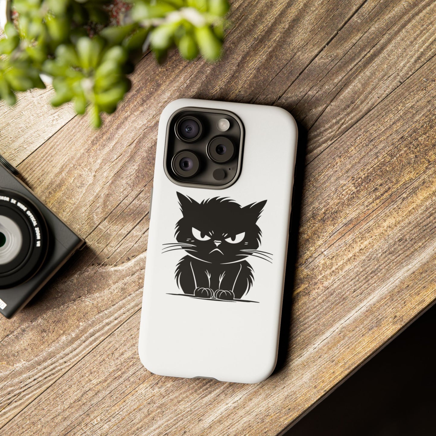 Angry Cat iPhone Case