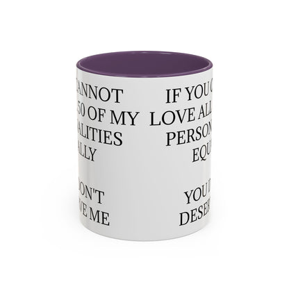 50 Personalities 2-Tone Coffee Mug