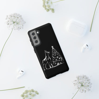 Doberman Christmas Tree Samsung Case