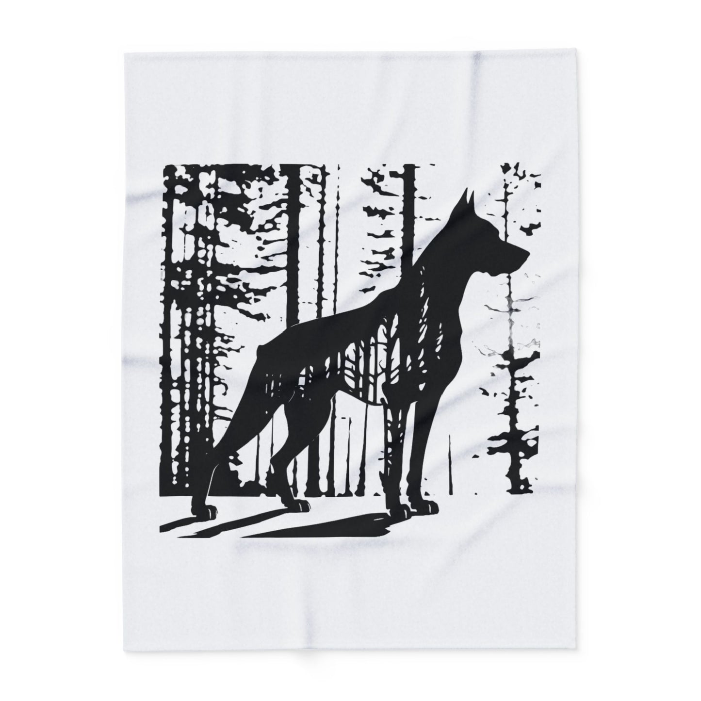 Guardian Of The Forest Arctic Fleece Blanket