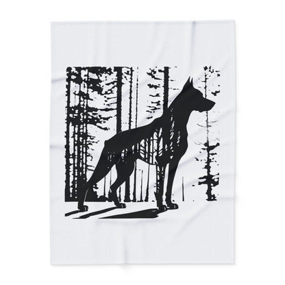Guardian Of The Forest Arctic Fleece Blanket