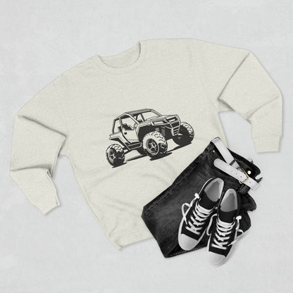 Off The Beaten Path Side By Side Unisex Crewneck Sweatshirt