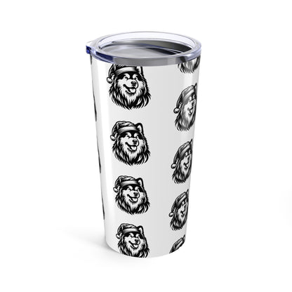 Santa Paws Malamute Tumbler