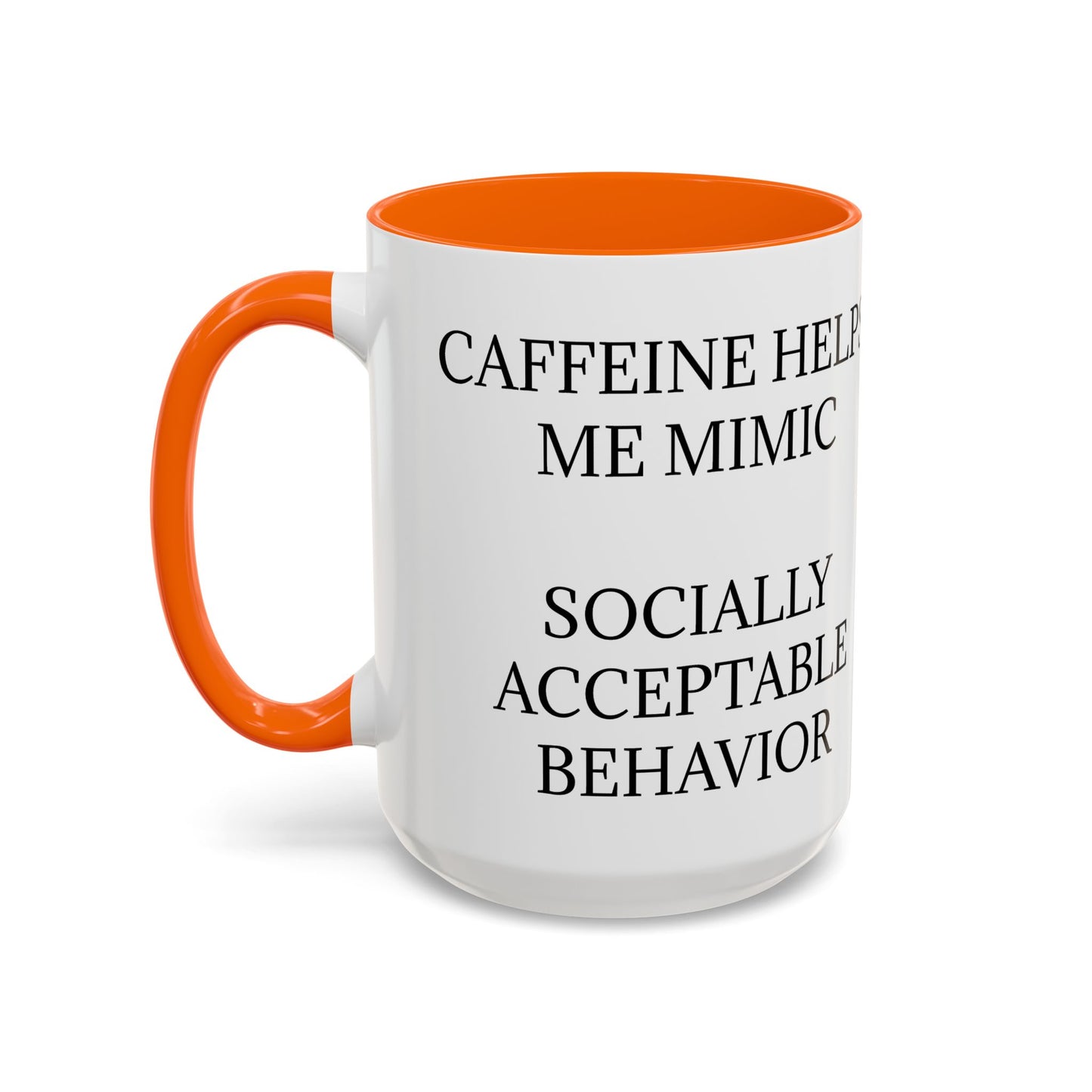 Socially Acceptable 2-Tone Coffee Mug