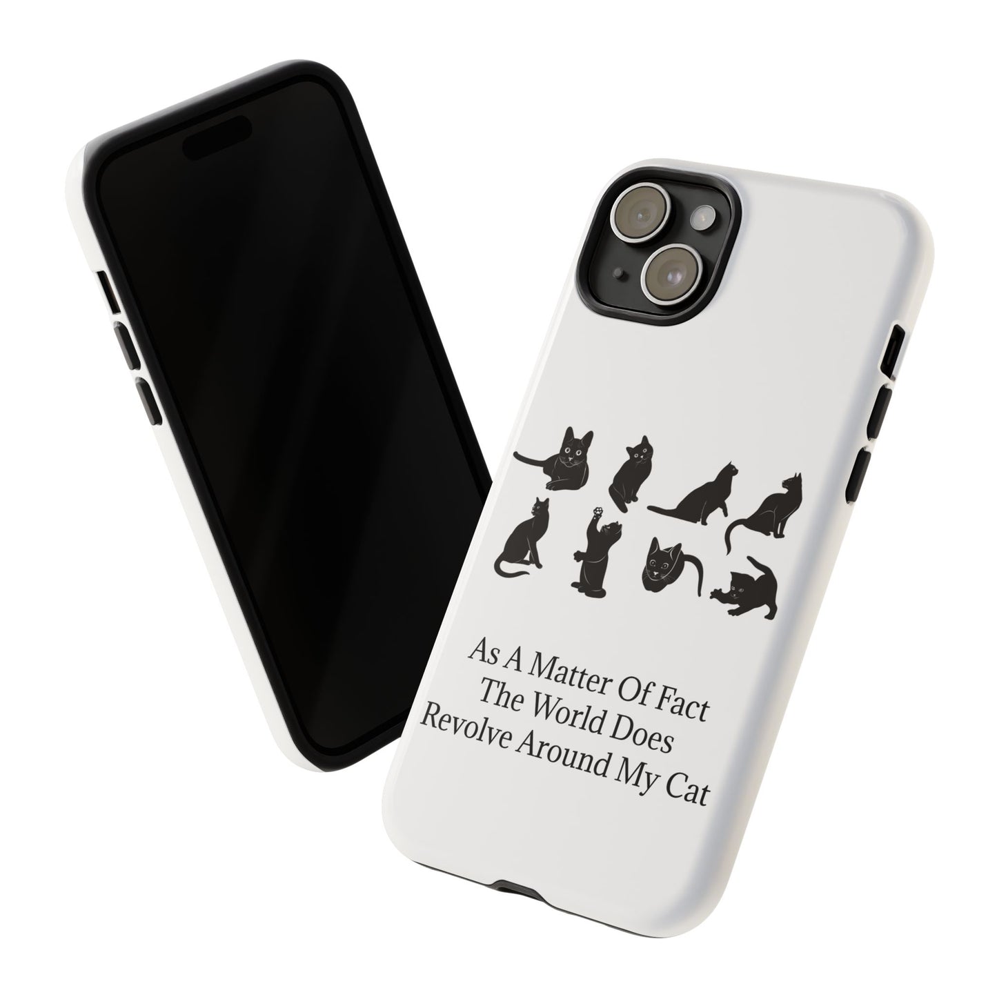 Matter Of Fact Cat iPhone Case
