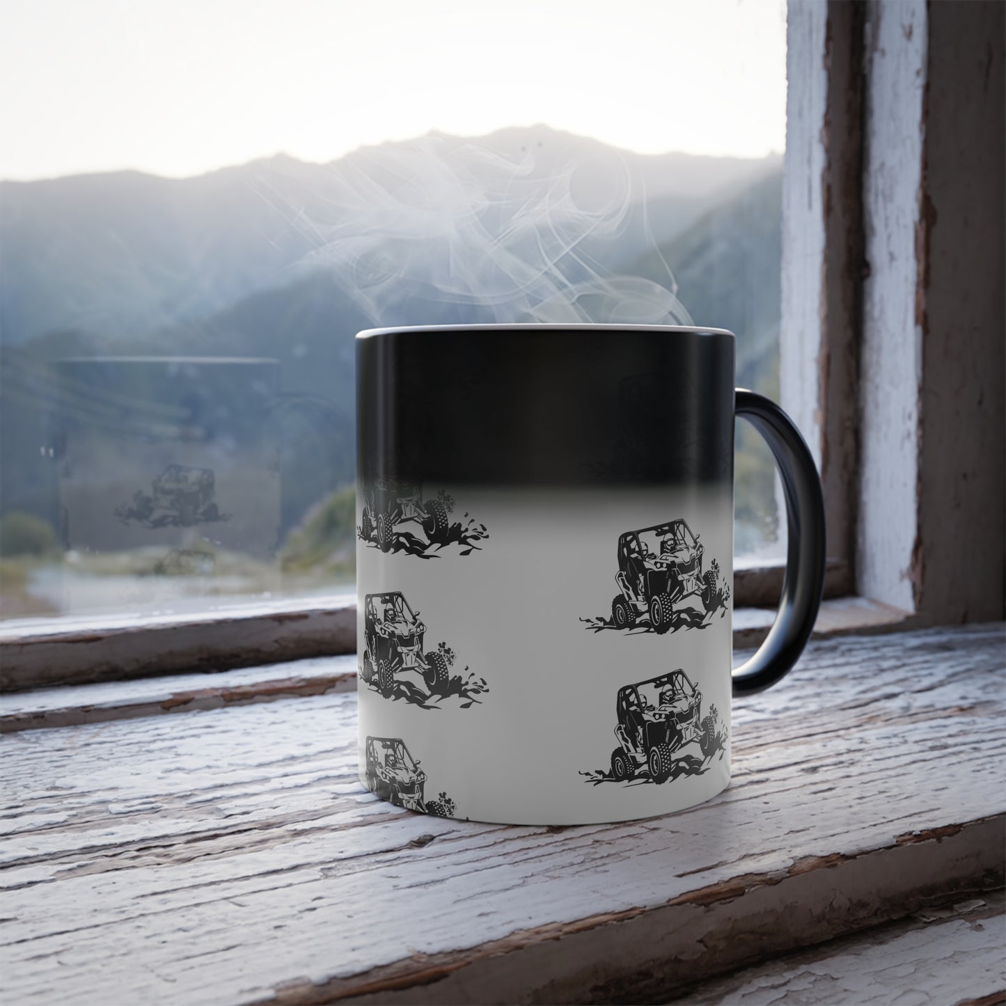 Slingin' Mud Side By Side Color Changing Mug