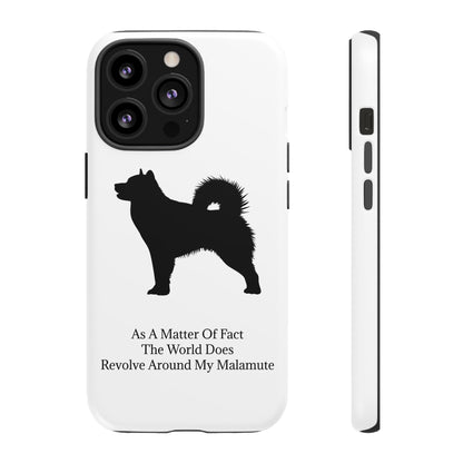 Matter Of Fact Malamute iPhone Case