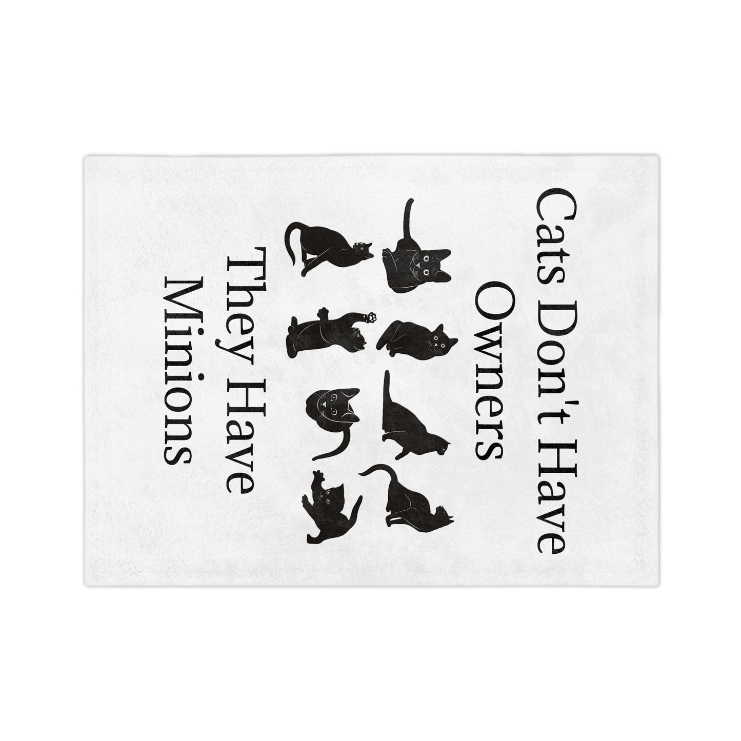 Cat Minions Velveteen Microfiber Blanket
