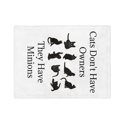 Cat Minions Velveteen Microfiber Blanket