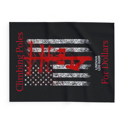 Climbing Poles Arctic Fleece Blanket
