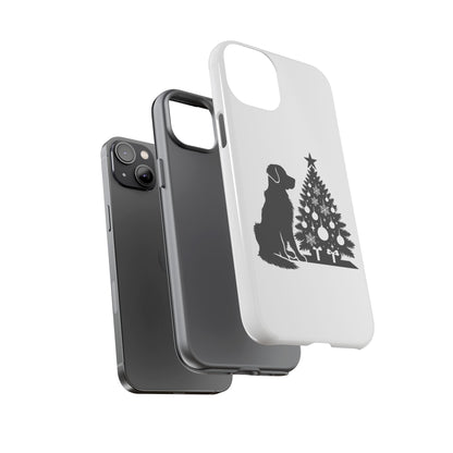 Golden Christmas Tree iPhone Case
