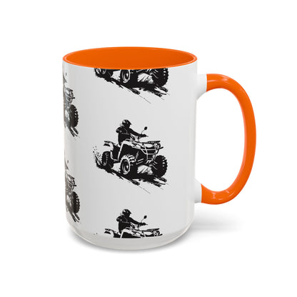 Slingin' Mud Quad 2-Tone Coffee Mug