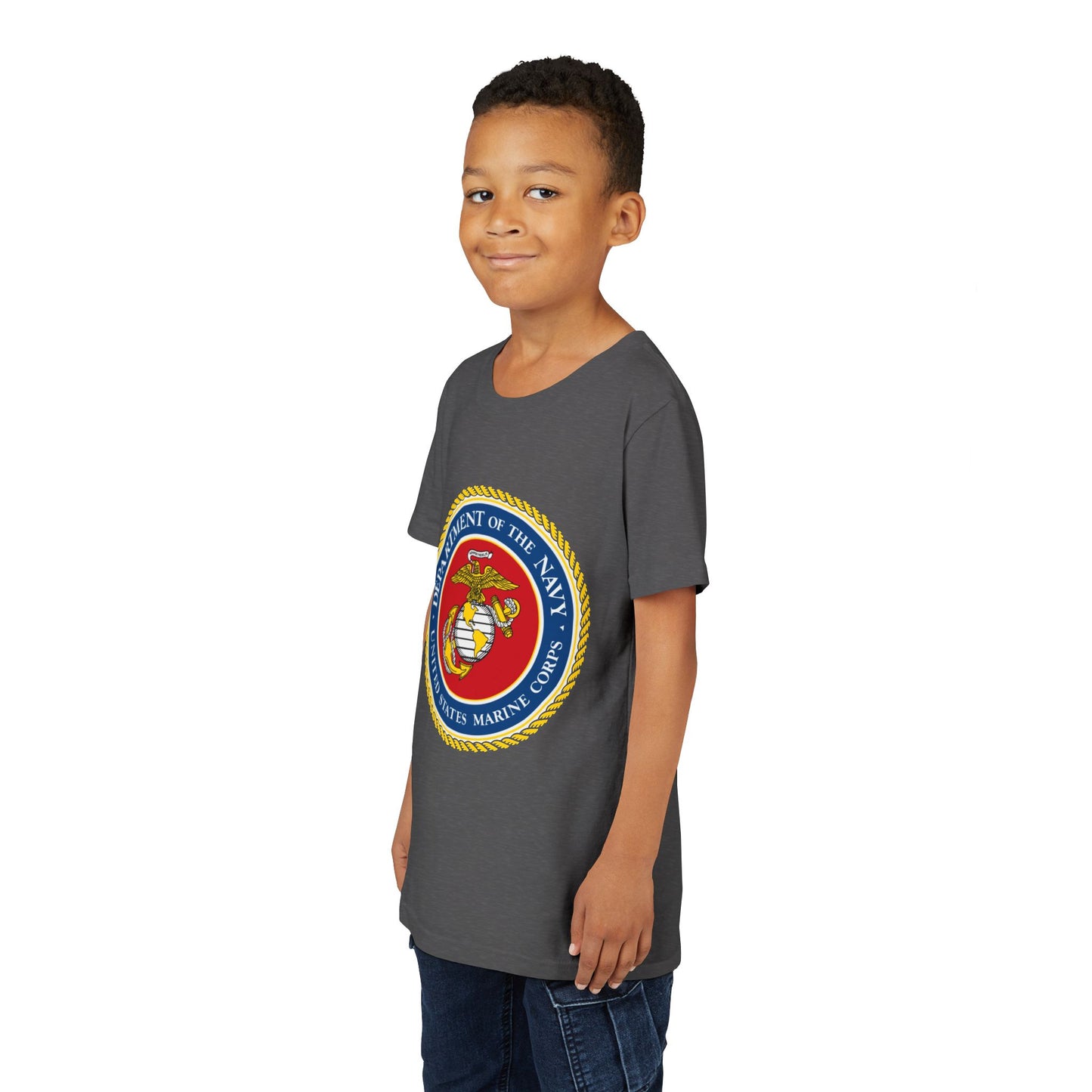 US Marine Corps Youth Unisex Short Sleeve Crewneck Tee