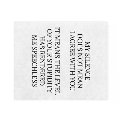 Speechless Velveteen Microfiber Blanket