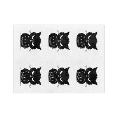 Angry Cat Velveteen Microfiber Blanket