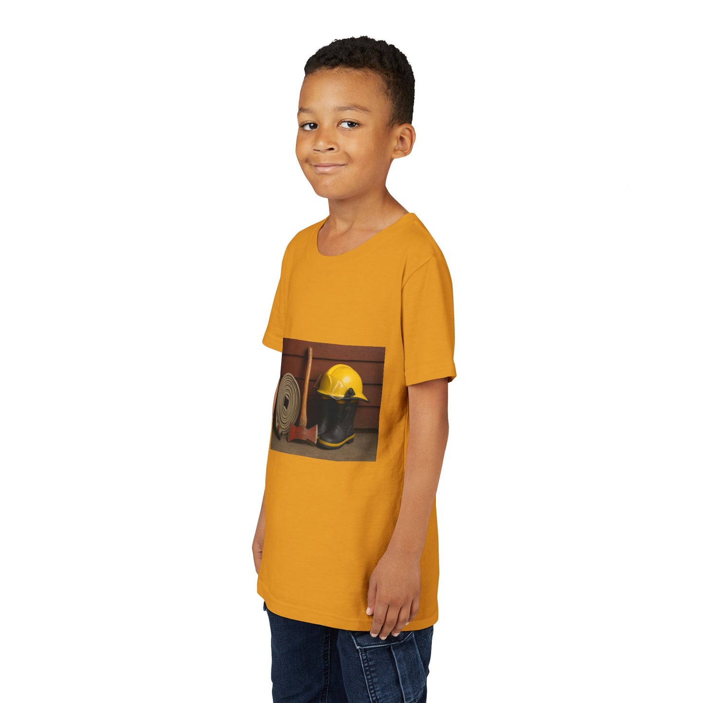 Fire/Rescue Appreciation Youth Unisex Short Sleeve Crewneck Tee