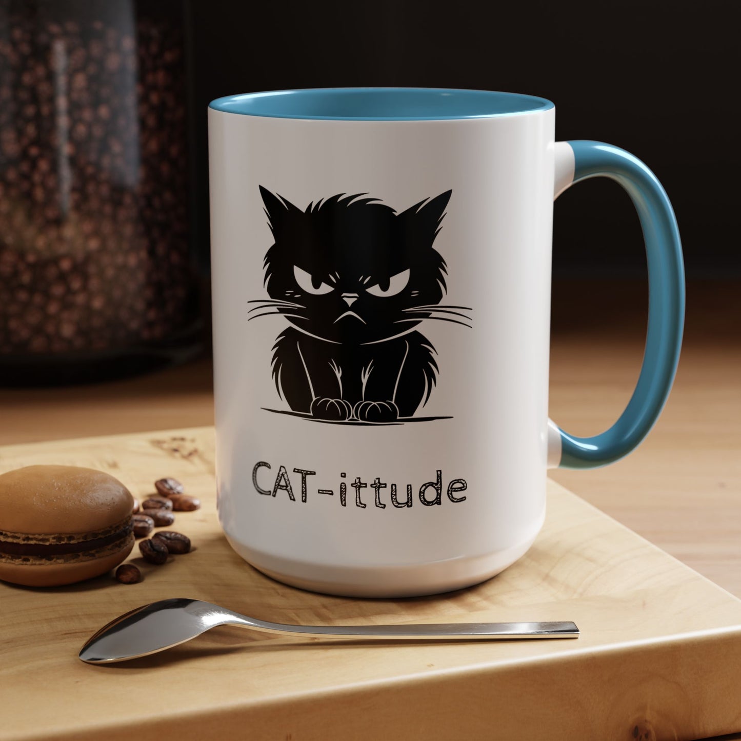 CAT-ittude 2-Tone Coffee Mug